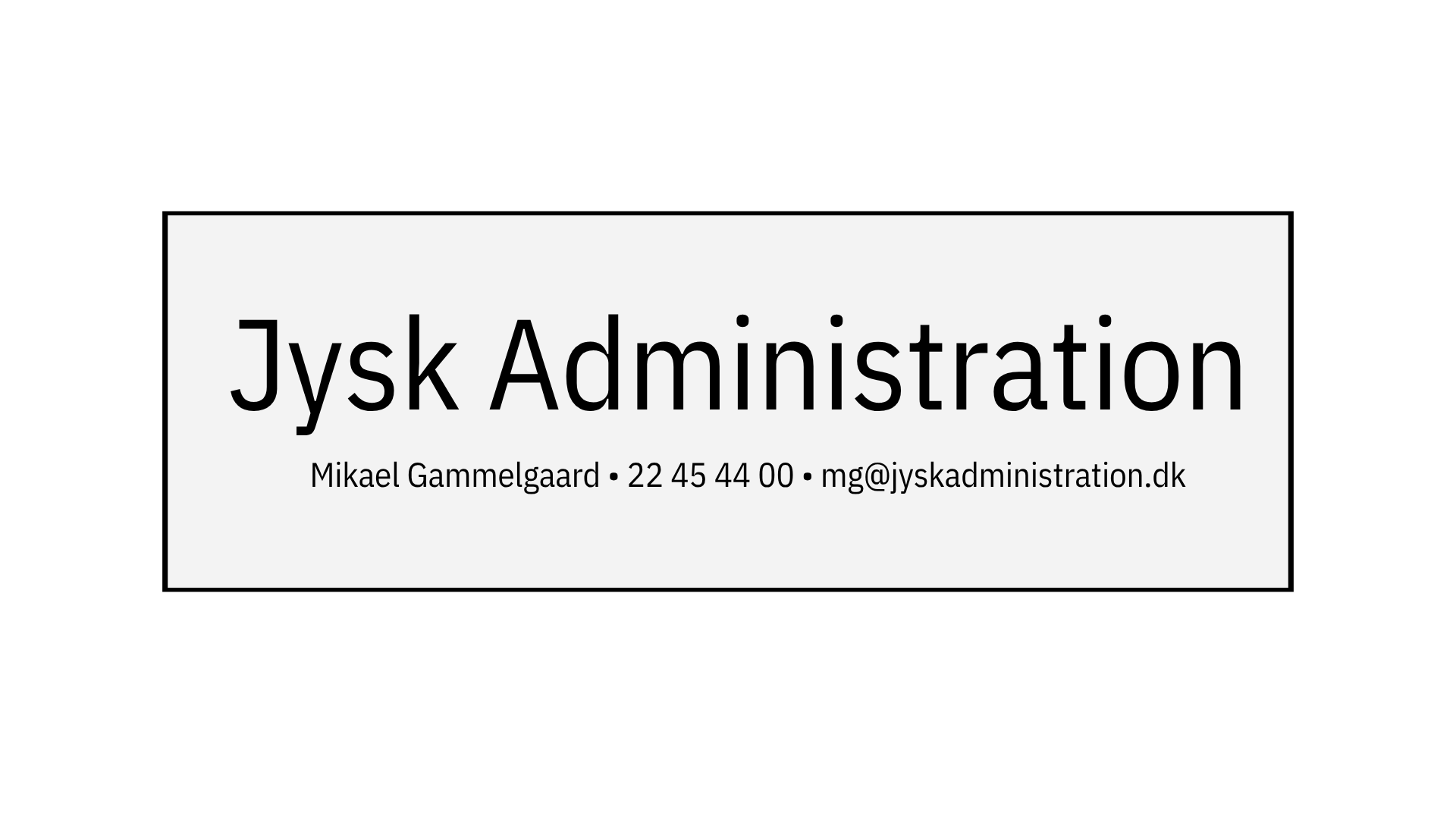 Jysk Administration Logo